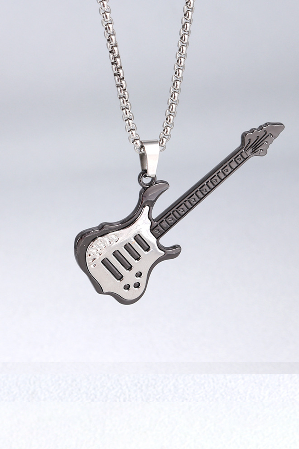 Punk Rock Pick Guitar Necklace