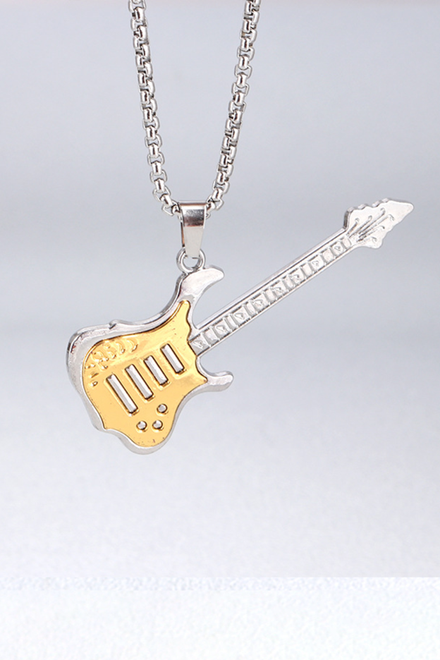 Punk Rock Pick Guitar Necklace