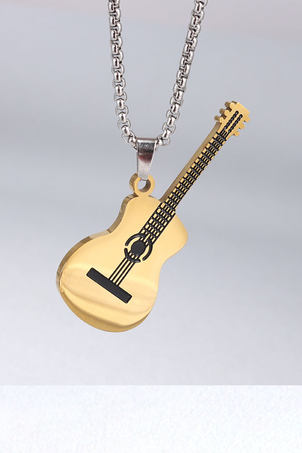 Punk Rock Pick Guitar Necklace