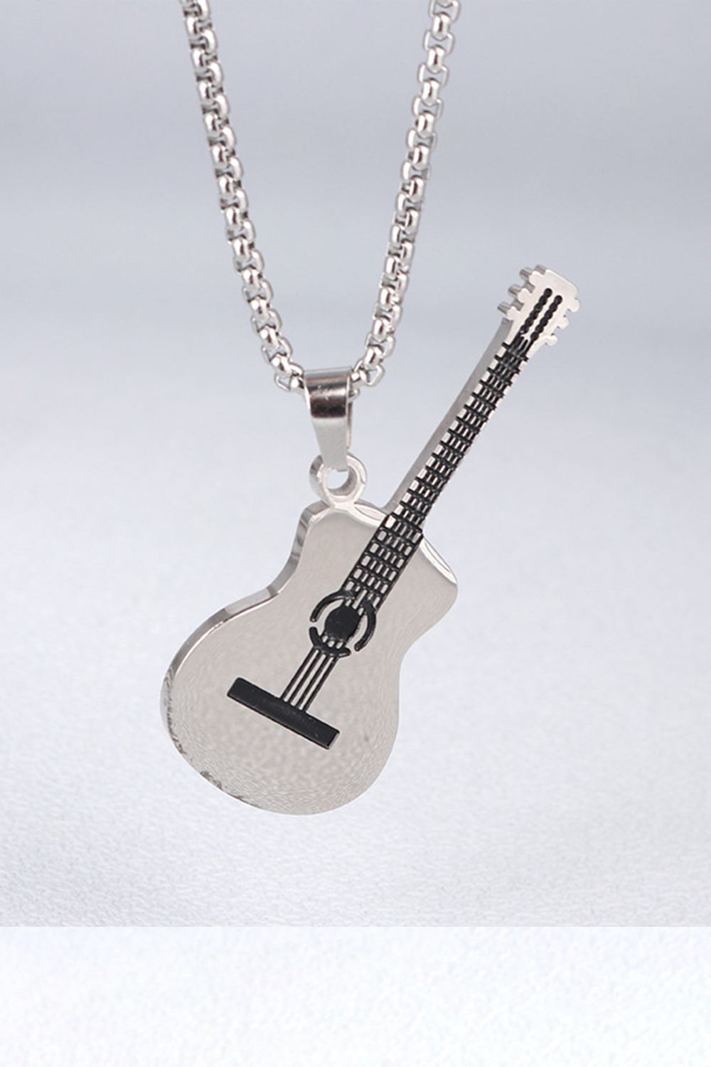 Punk Rock Pick Guitar Necklace