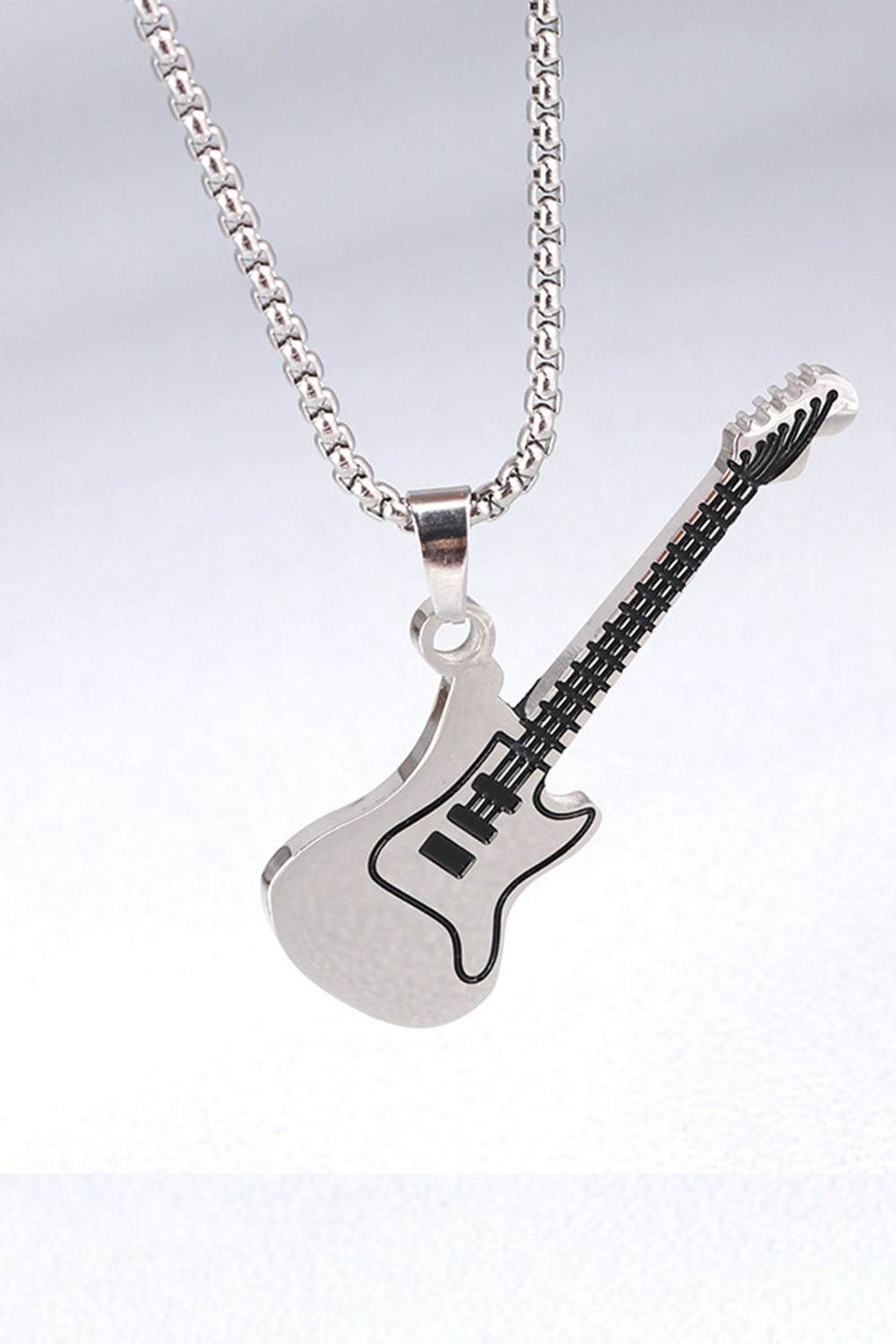 Punk Rock Pick Guitar Necklace