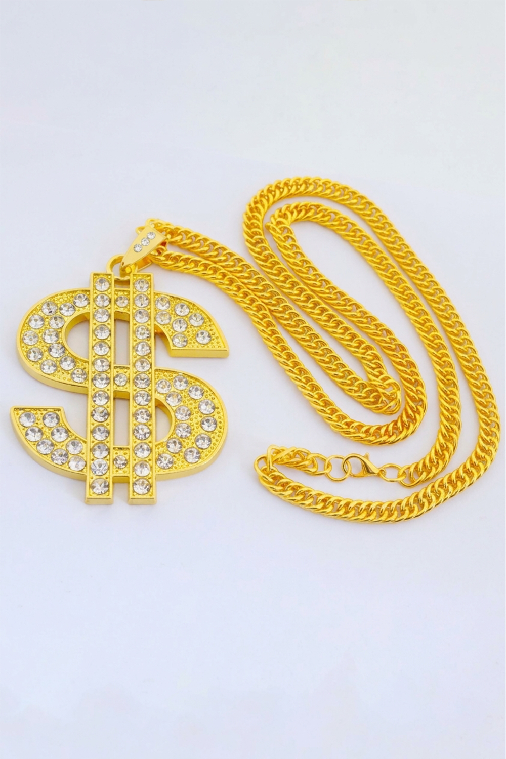 Hip Hop Dollar Alloy Necklace