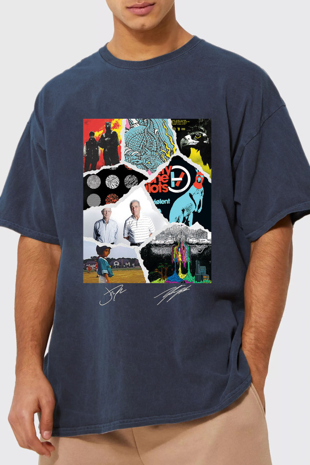 Twenty One Pilots Albums New Version TShirt-Men