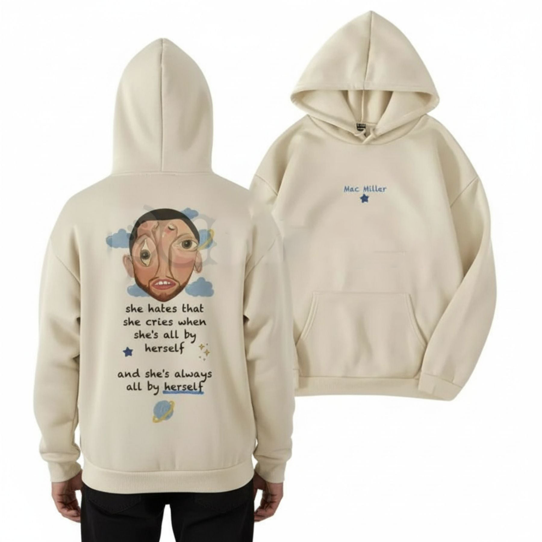 Mac Miller Stoned Concert Hoodie