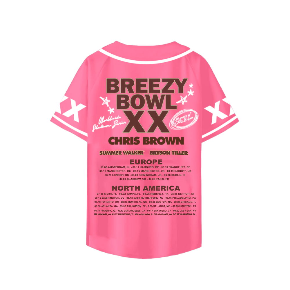 cb Jersey Tour 2025  Baseball Jersey