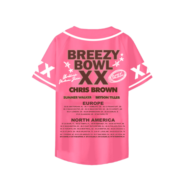 cb Jersey Tour 2025  Baseball Jersey