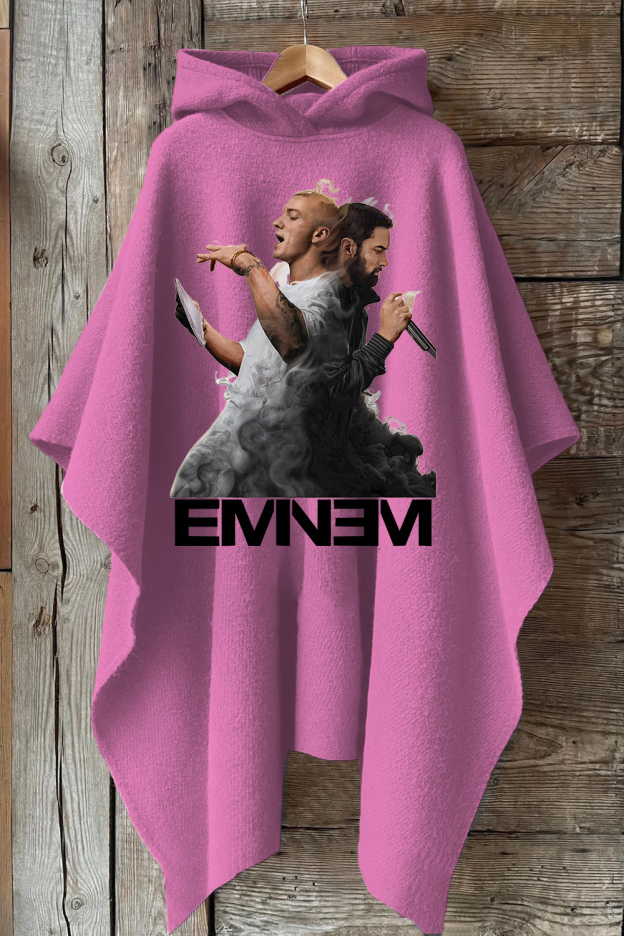 Eminem Hooded Warm Shawl Cape