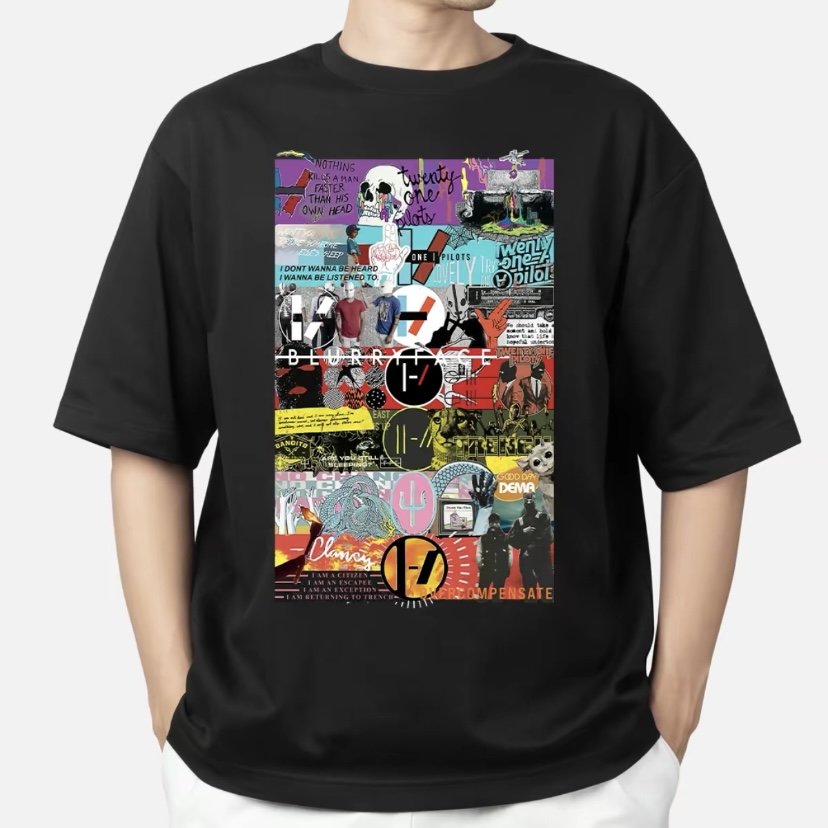 Twenty One Pilots Vintage Album Shirt-MEN