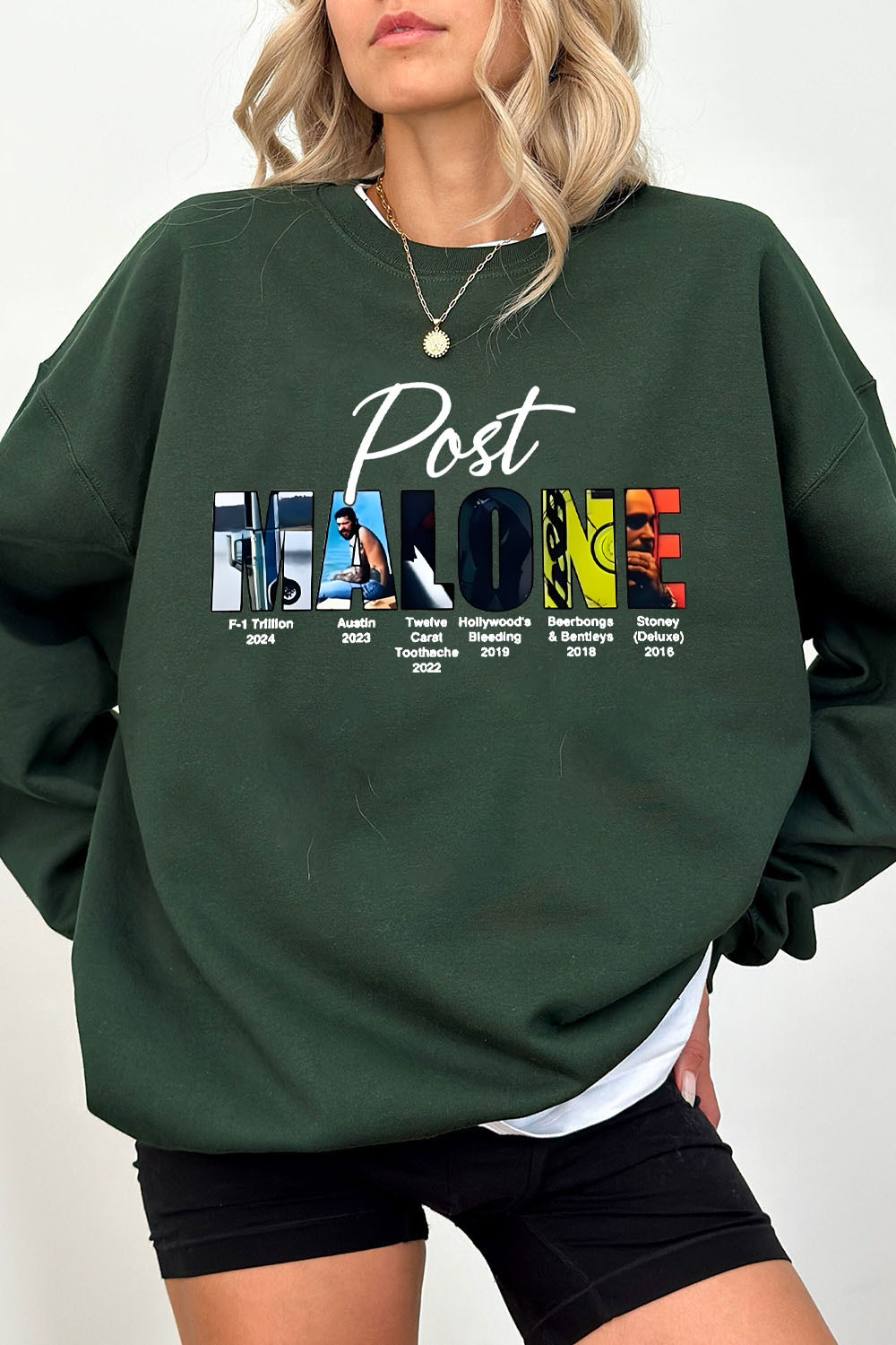 Retro post malone shirt vintage 90s style sweatshirt