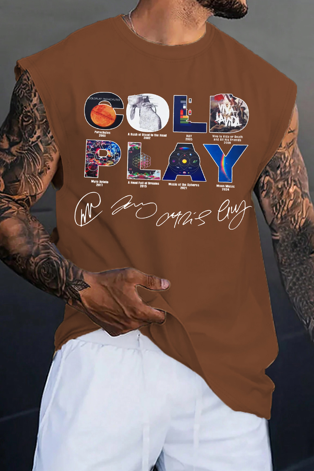 Coldplay Men‘s vest