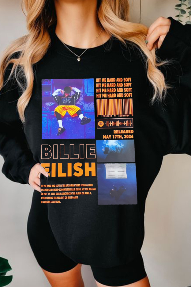 Billie Eilish letter print sweatshirt