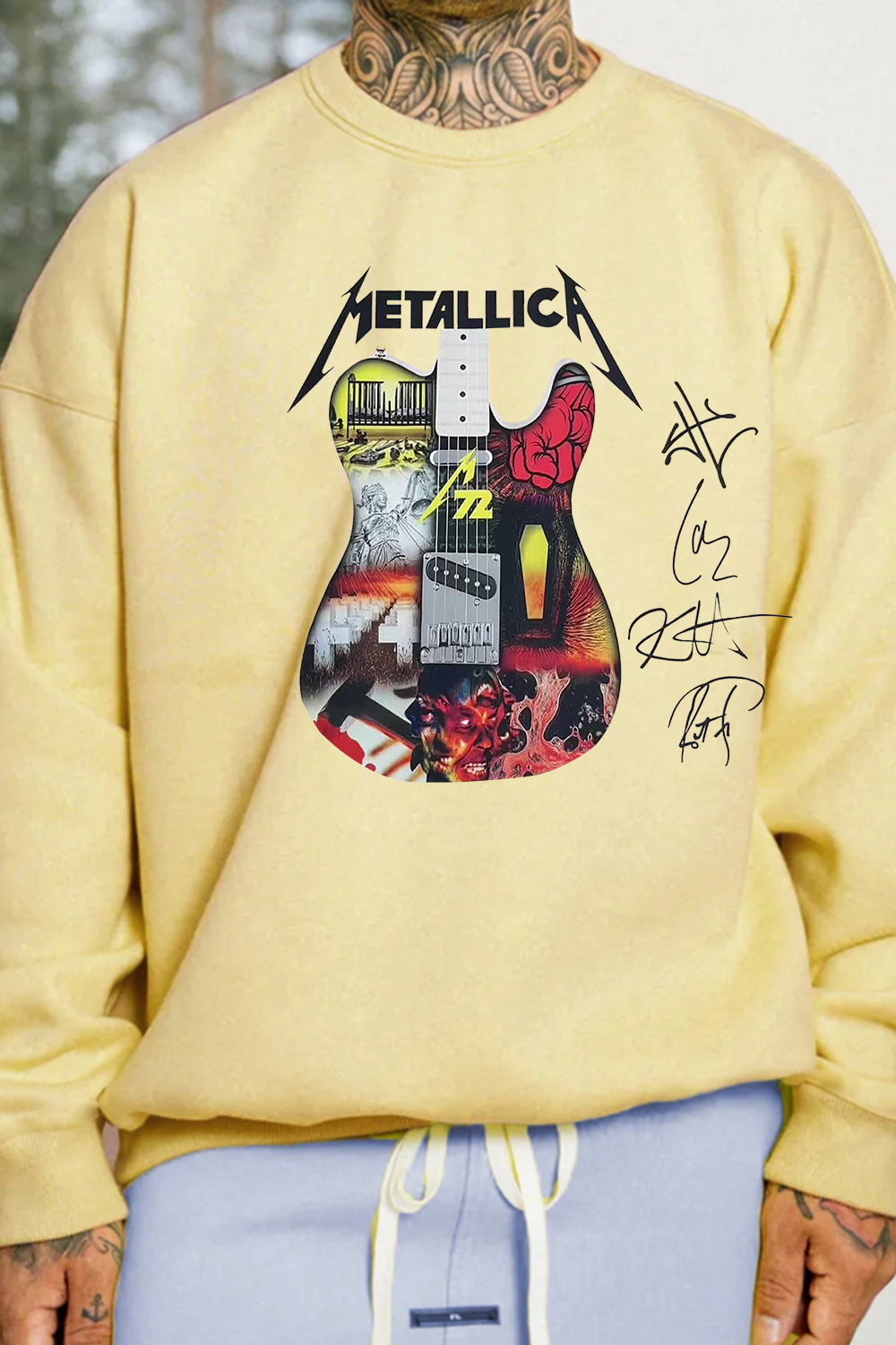 metallica 2025 men sweatshirt