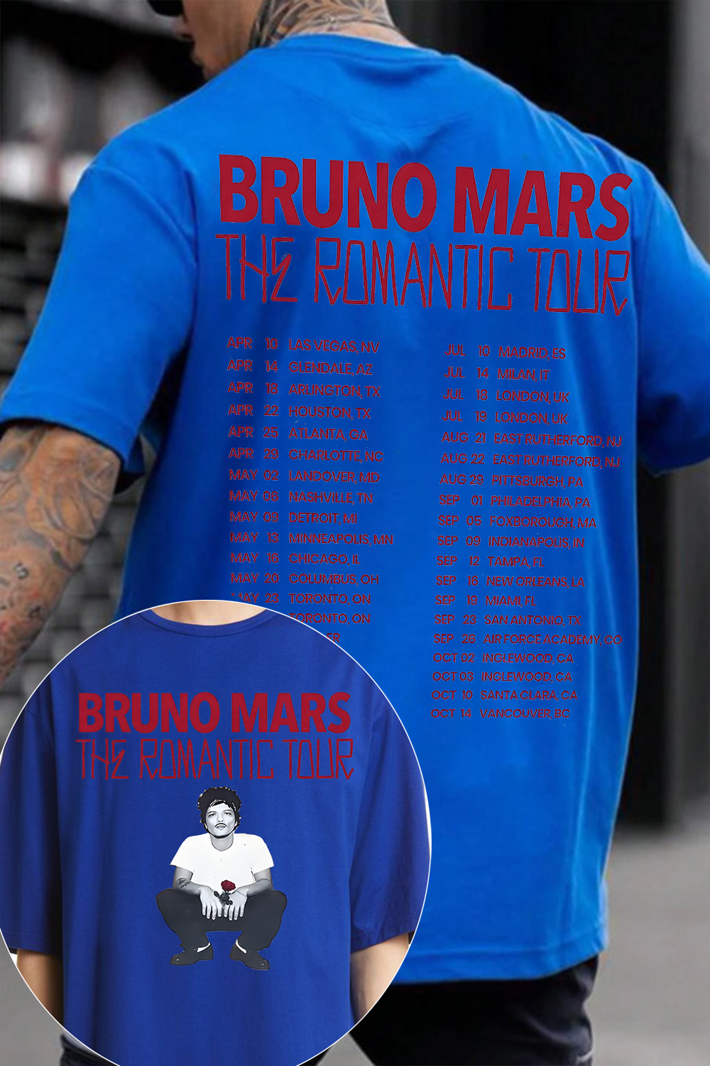 Bruno Mars Concert Tee
