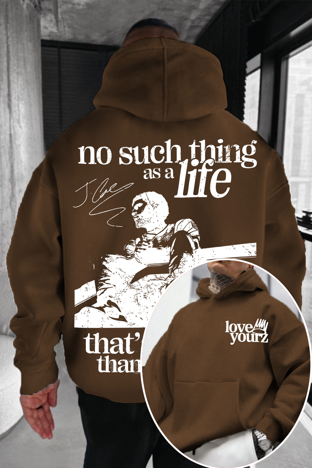 J Cole Hoodie 🔥 Love Yourz Hoodie – No Such Thing As A Life That's Better Than Yourz Vintage Hip Hop Hoodie