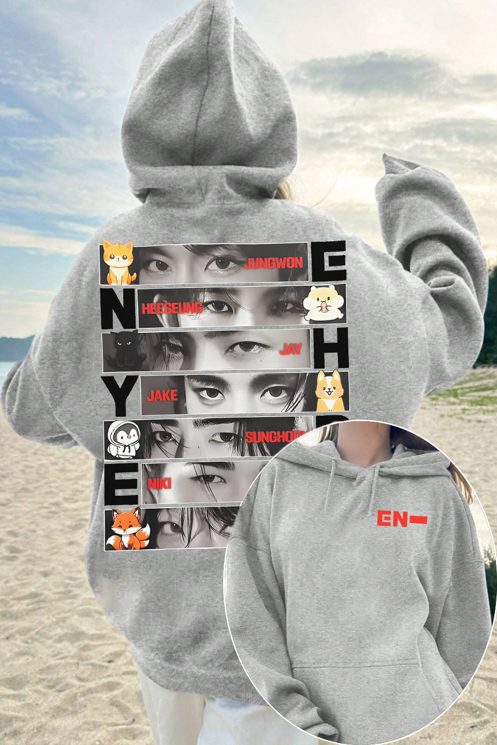 Enhypen 2-Side Fans Hoodie