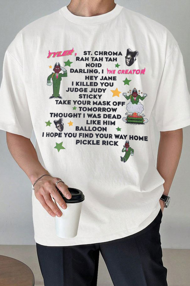 tylerthecreator round neck men's t-shirt