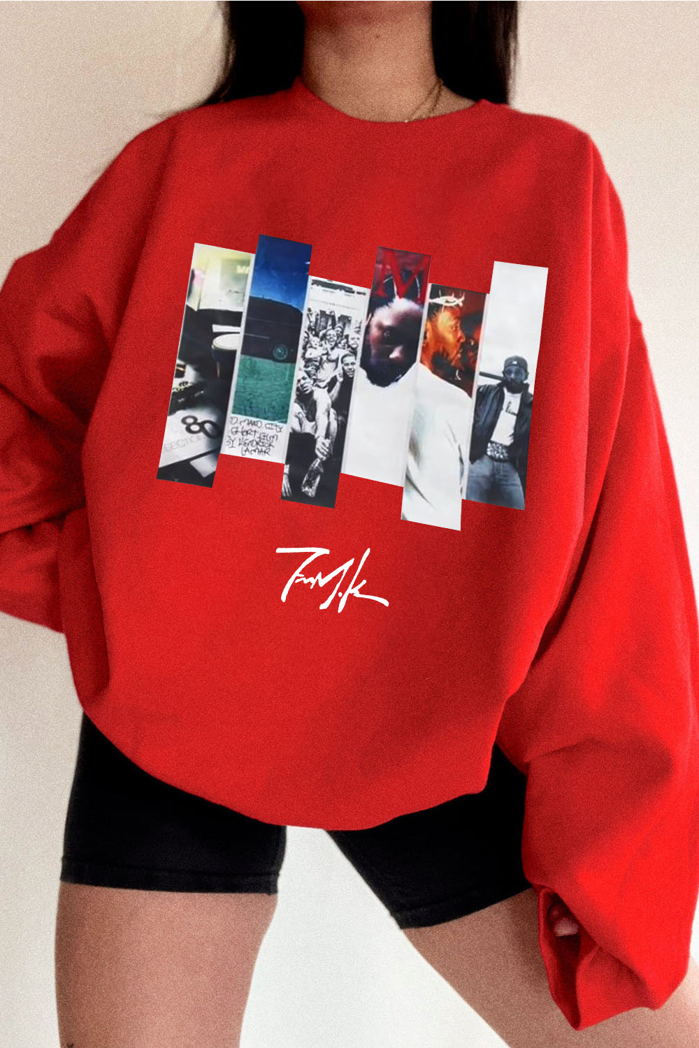 Kendrick Dropped Women's Crew Neck Sweatshirt