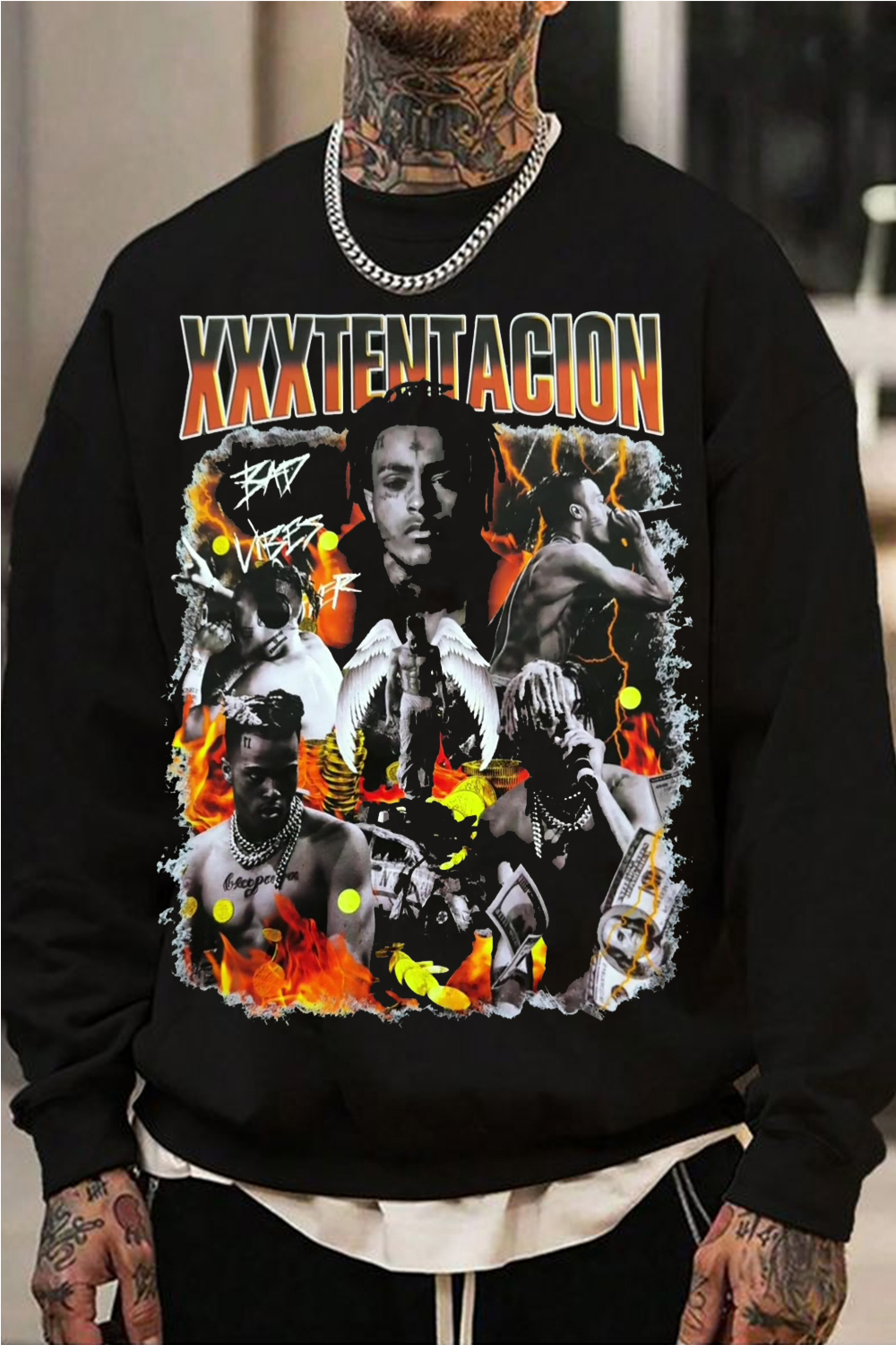 xxxtentacion fans men's sweatshirt
