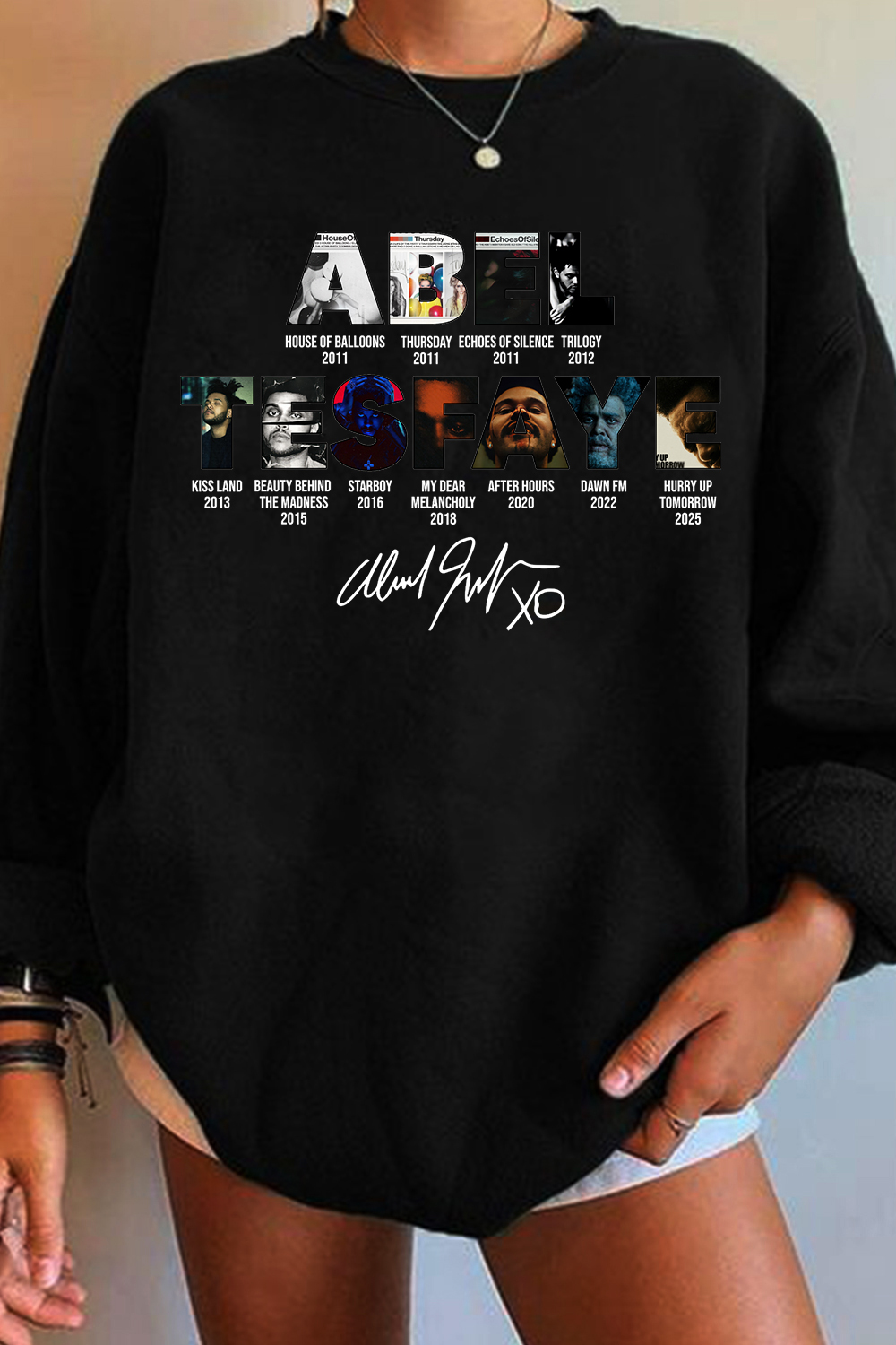abeltesfaye Theweeknd Women Sweatshirt