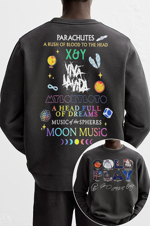 Coldplay shirt Both Side Sweatshirt