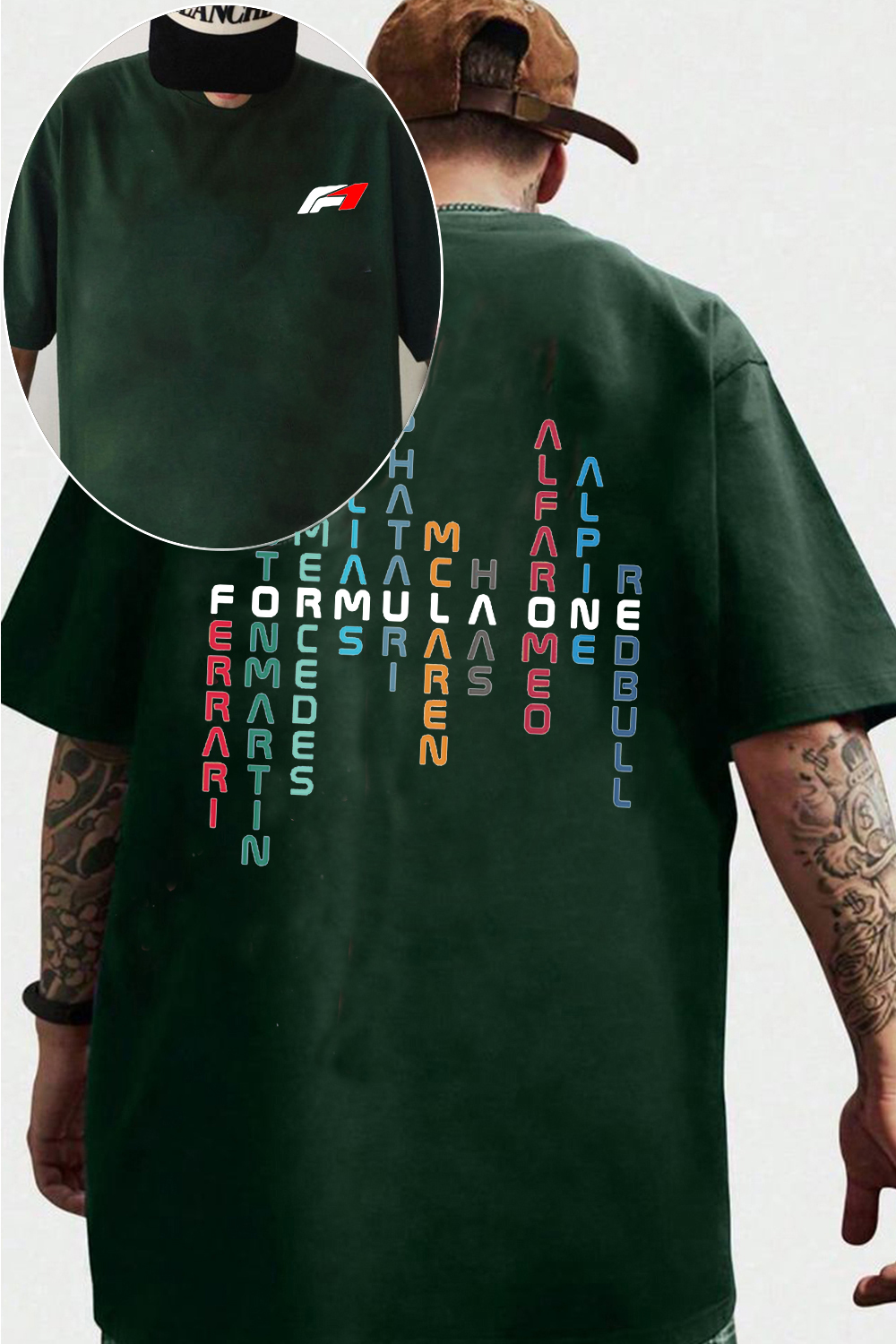 All Teams Formula 1 Unisex 2Sides Tee/Sweatshirt/Hoodie