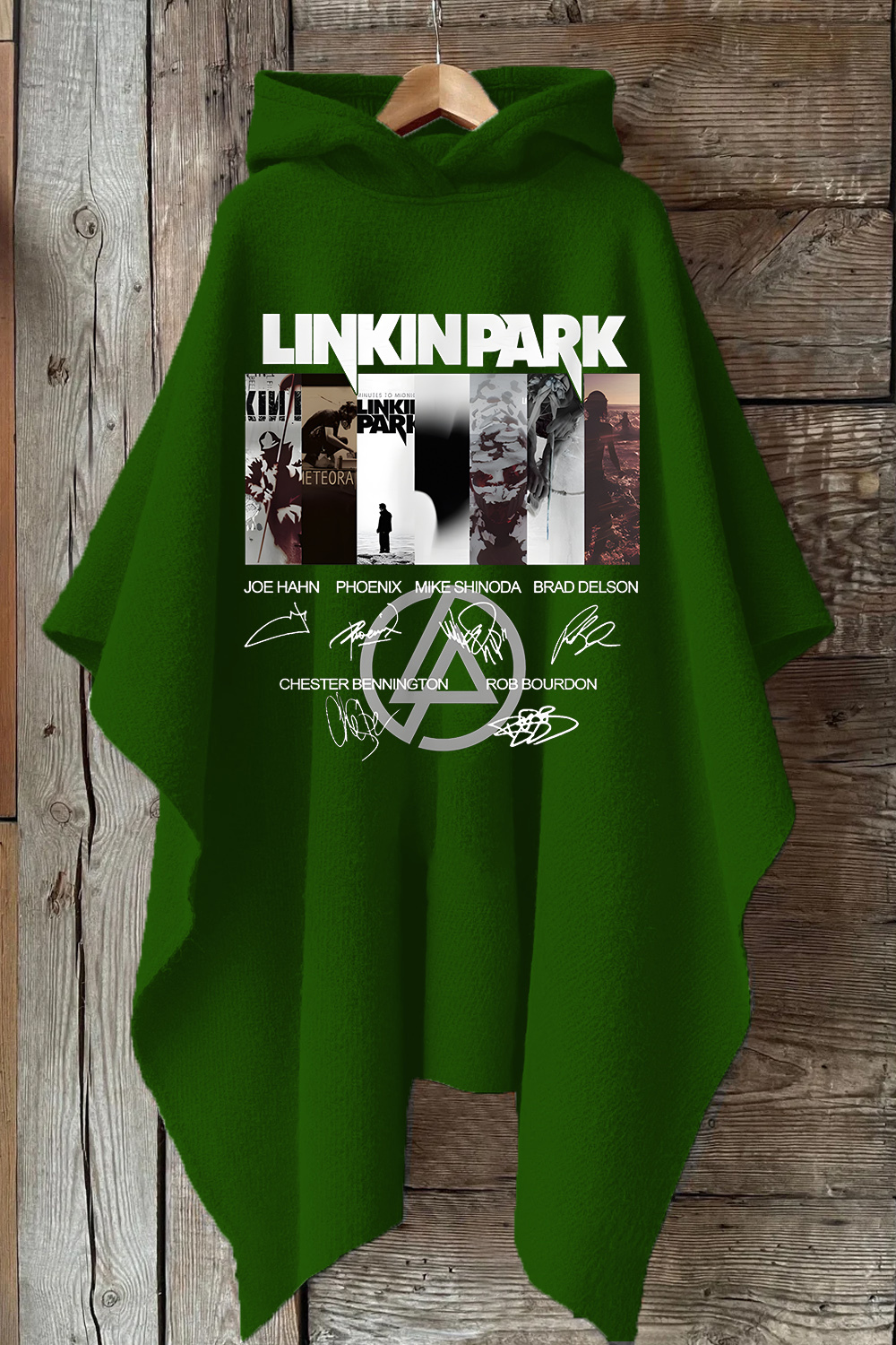 LP Logo Signatures Hooded Warm Shawl Cape