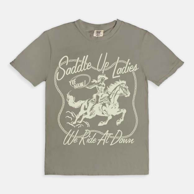 Saddle Up Ladies Tee