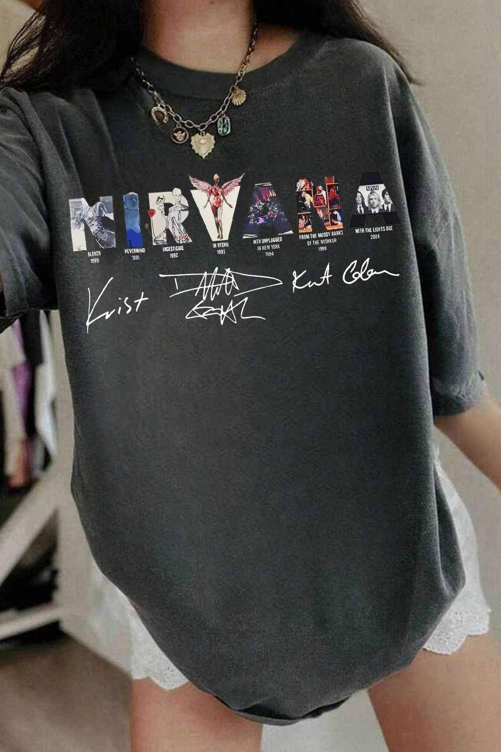 Nirvana shirt For Women