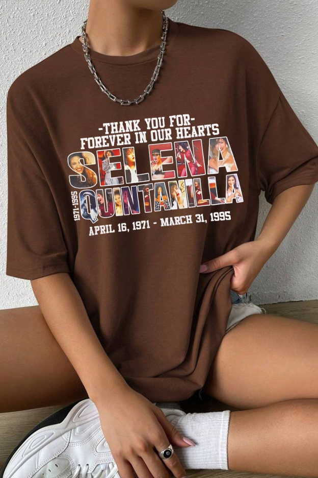 Selena fans Print Short Sleeve T-Shirt