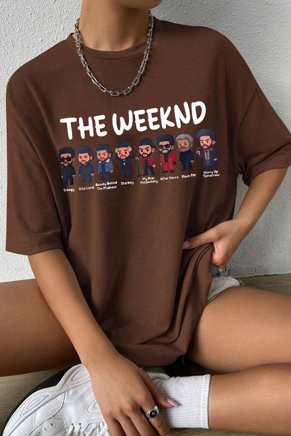 Rock The Weeknd tee and shine brighter for women