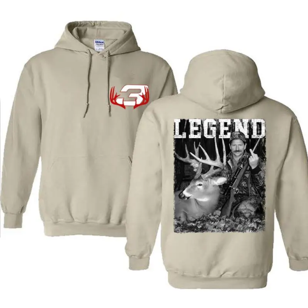 Dale Earnhardt With Deer Hoodie