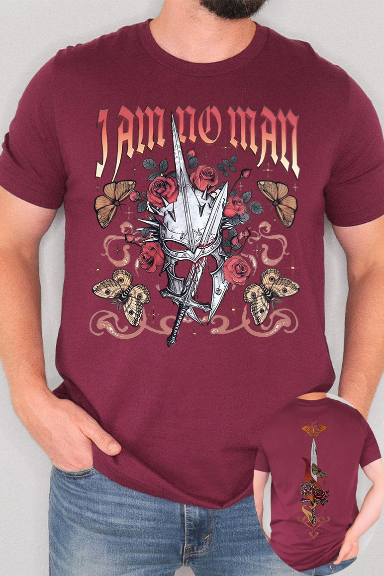 The Lord of the Rings cartoon double-sided print short-sleeved loose T-shirt