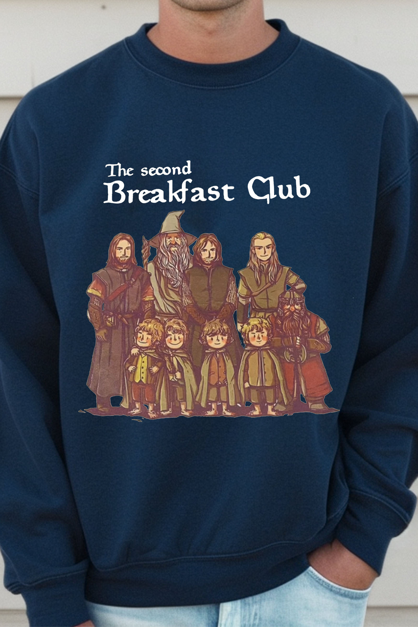 Lord of the Rings cartoon casual men's printed sweatshirt