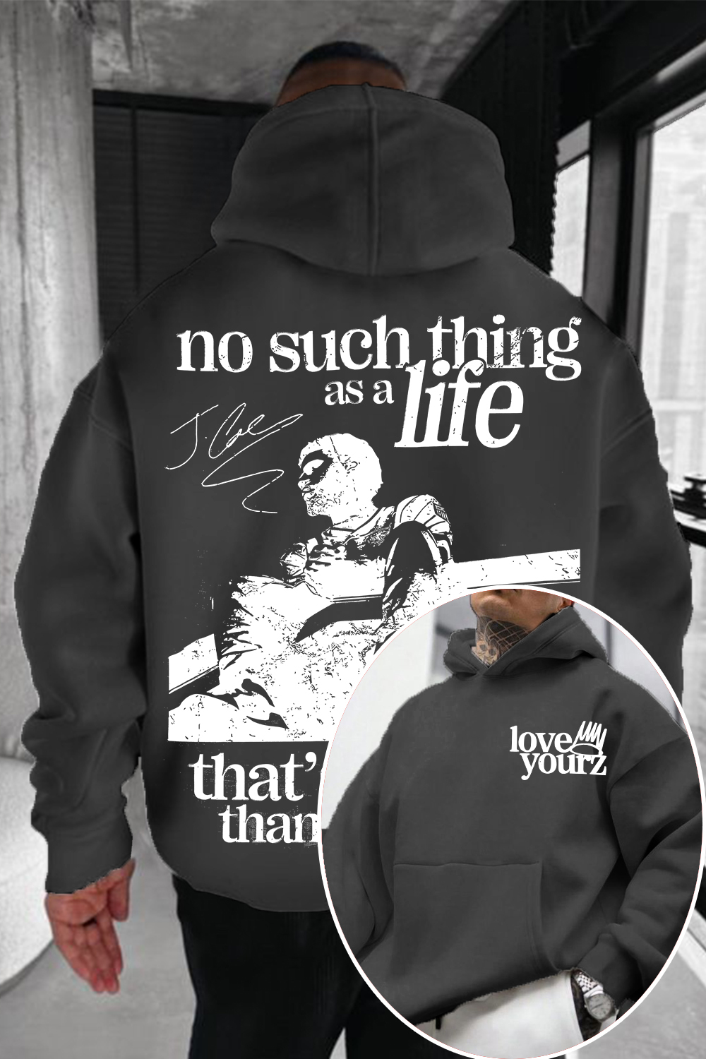 J Cole Hoodie 🔥 Love Yourz Hoodie – No Such Thing As A Life That's Better Than Yourz Vintage Hip Hop Hoodie