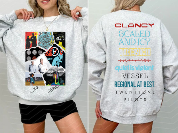 Twenty One Pilots Albums New Version Both Side SweatShirt