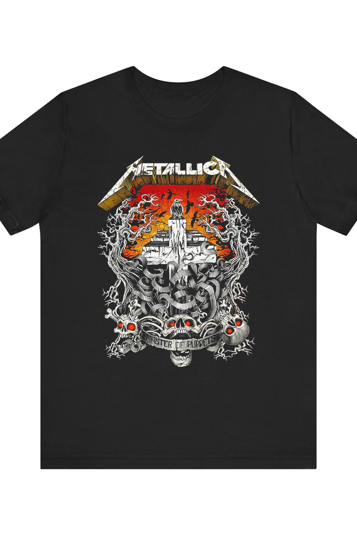 MasterOfPuppets Metallic A Thrash Metal Band Shirt