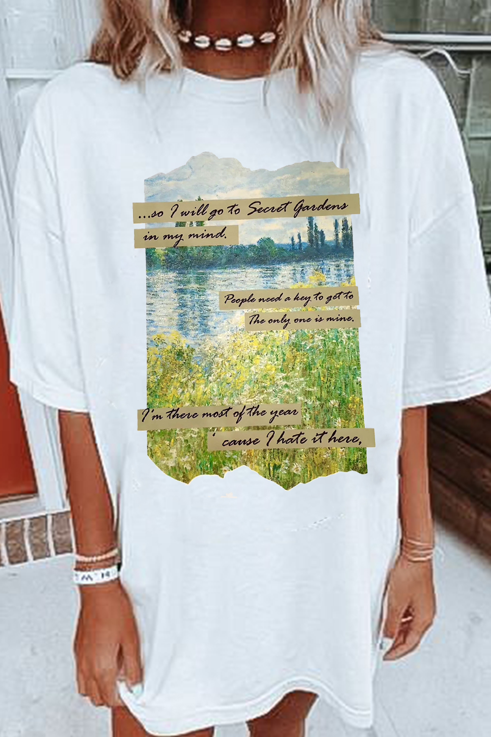 I Hate It Here So I Will Go To Secret Gardens In My Mind Tees
