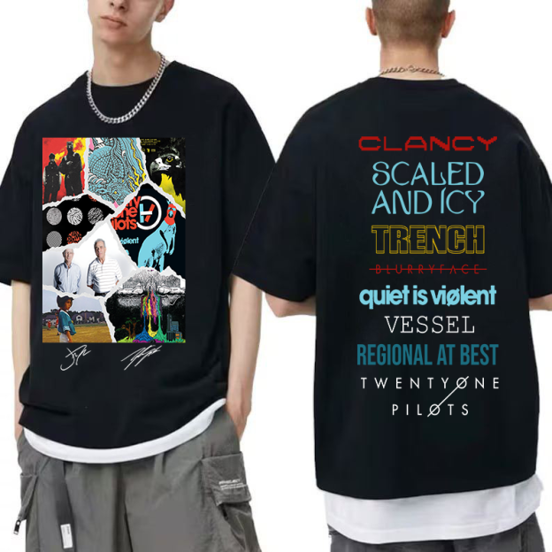 Twenty One Pilots Both Side T-Shirt-MEN