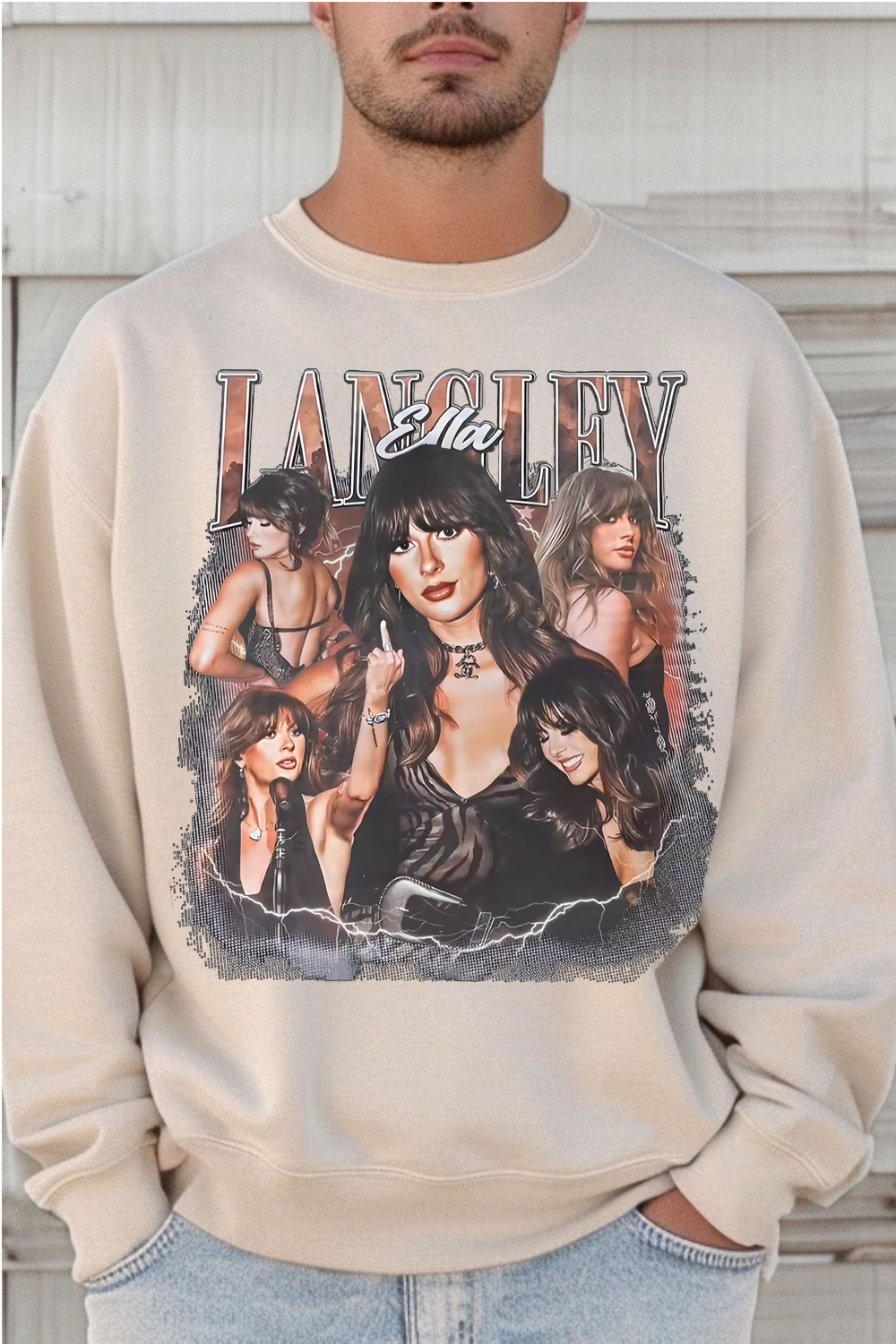 Ella Langley Printed Sweatshirt