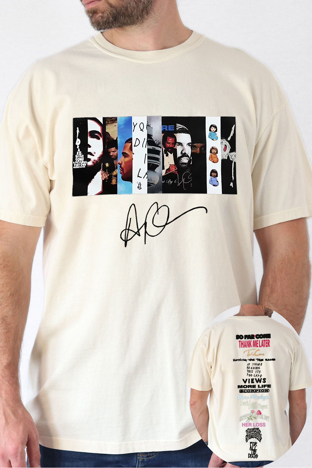 DRAKE crew neck t-shirt