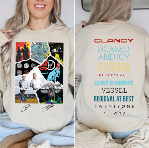 Twenty One Pilots Albums New Version Both Side SweatShirt
