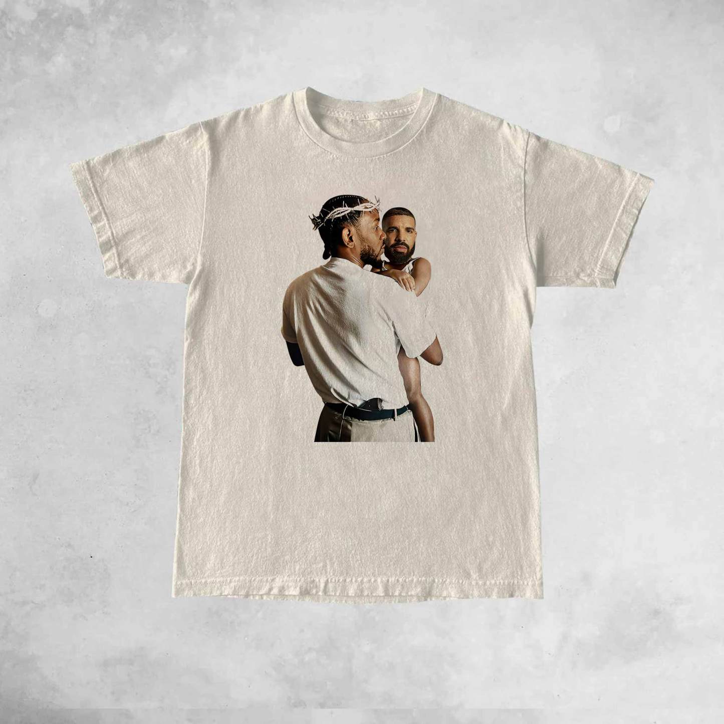 Kendrick Lamar Holding Baby Drake  – Men Shirt