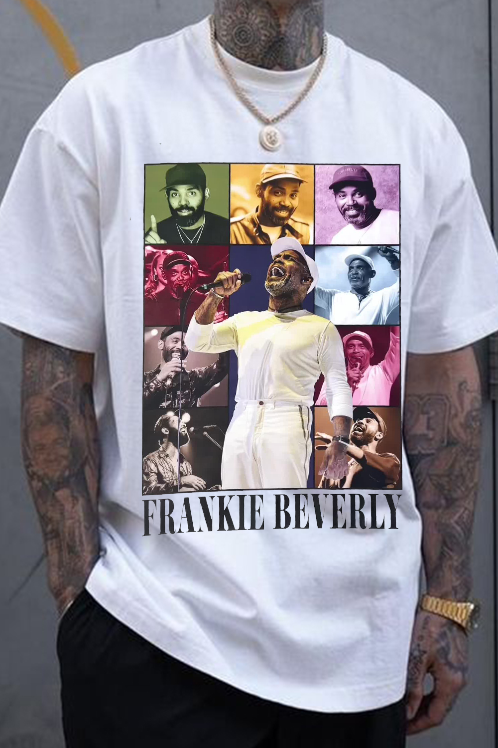 FRANKIE BEVERLY Short Sleeve T-Shirt