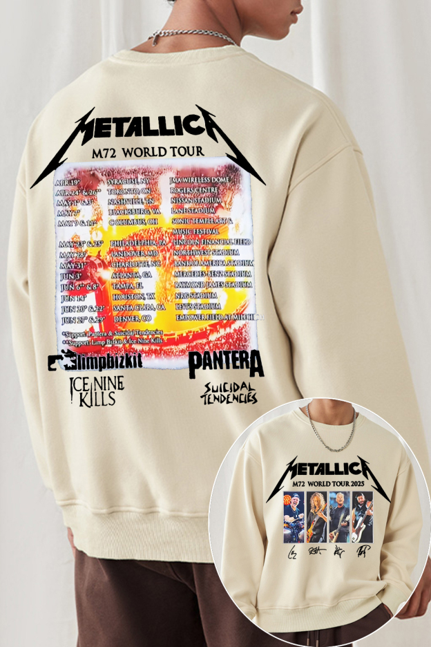 metallica rockband MEN SWEATSHIRT