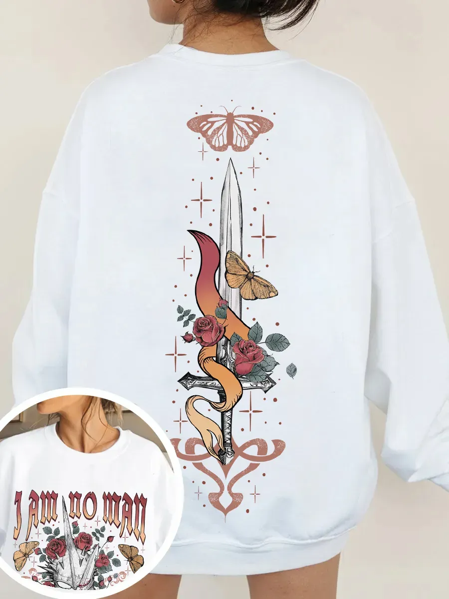 LOTR I Am No Man 2 Sides Shirt