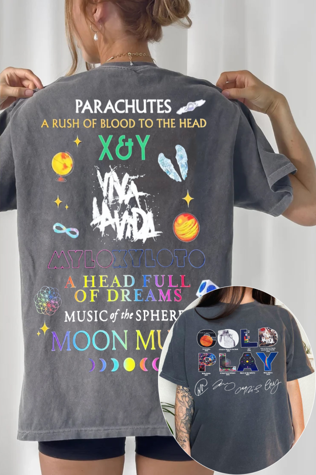 Coldplay shirt Both Side For Women