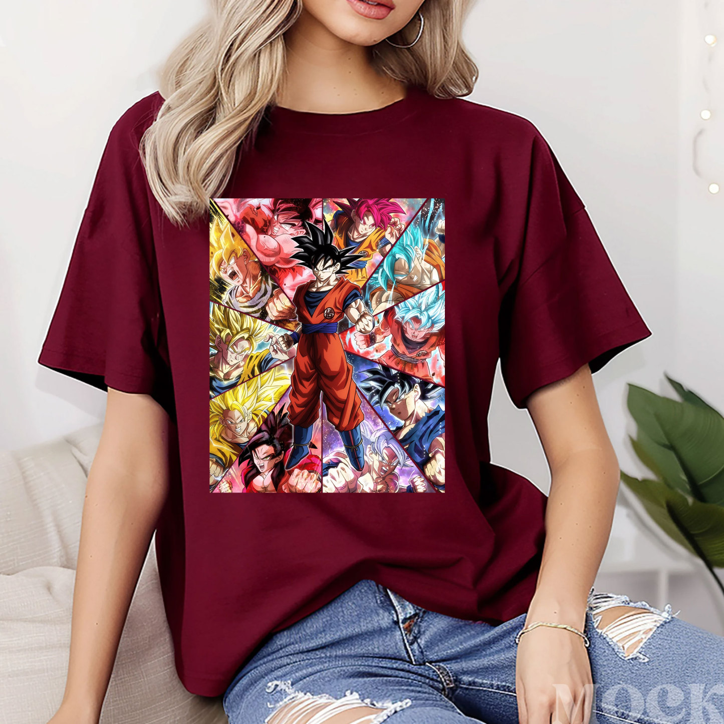 Goku All Forms SSJ Tee For Women