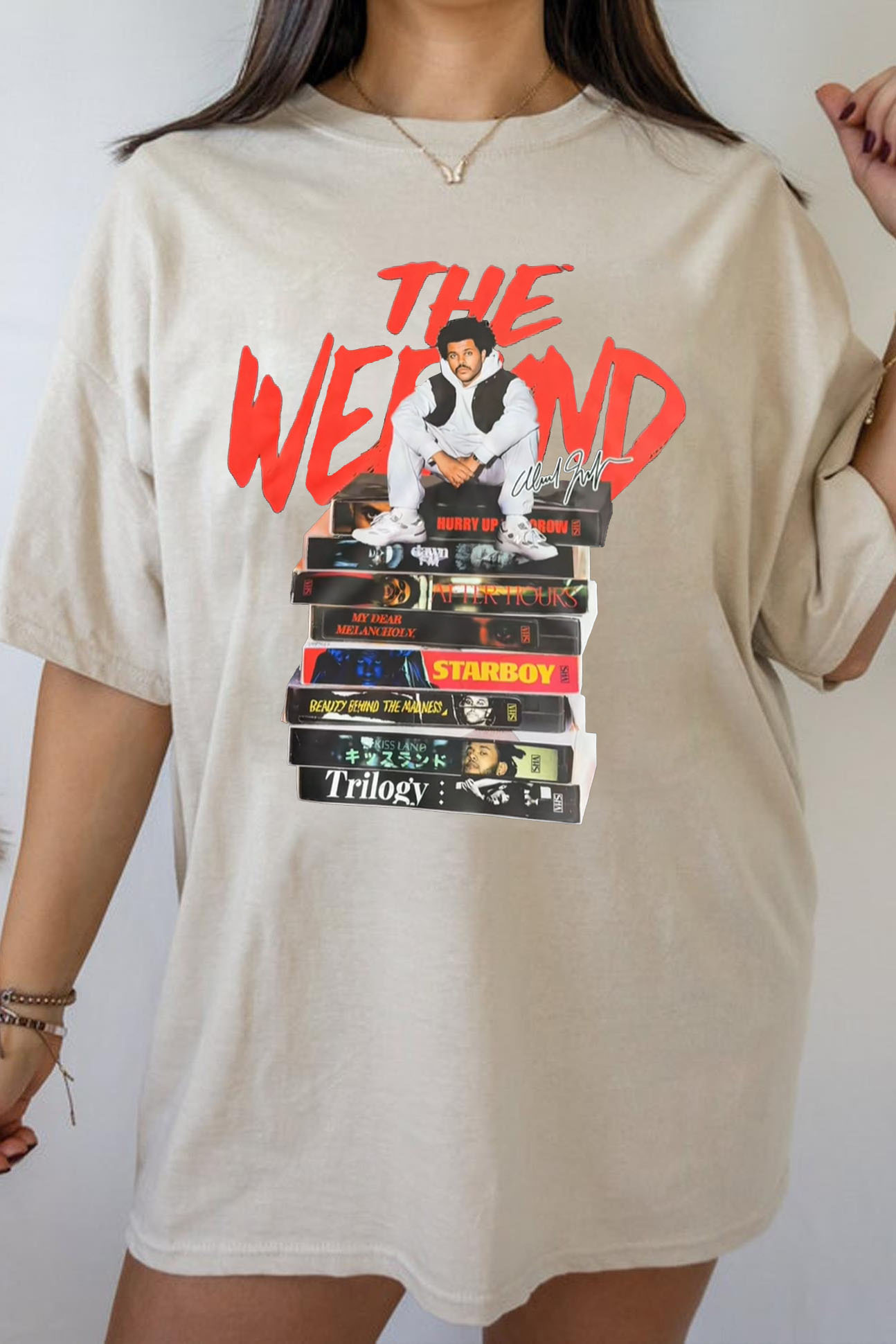 The Weeknd Album Hurry Up Tomorrow Tee For Women