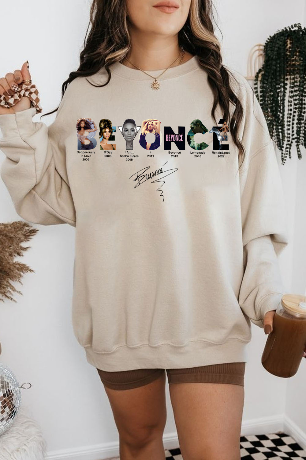 Vintage Beyonce Albums Sweatshirt