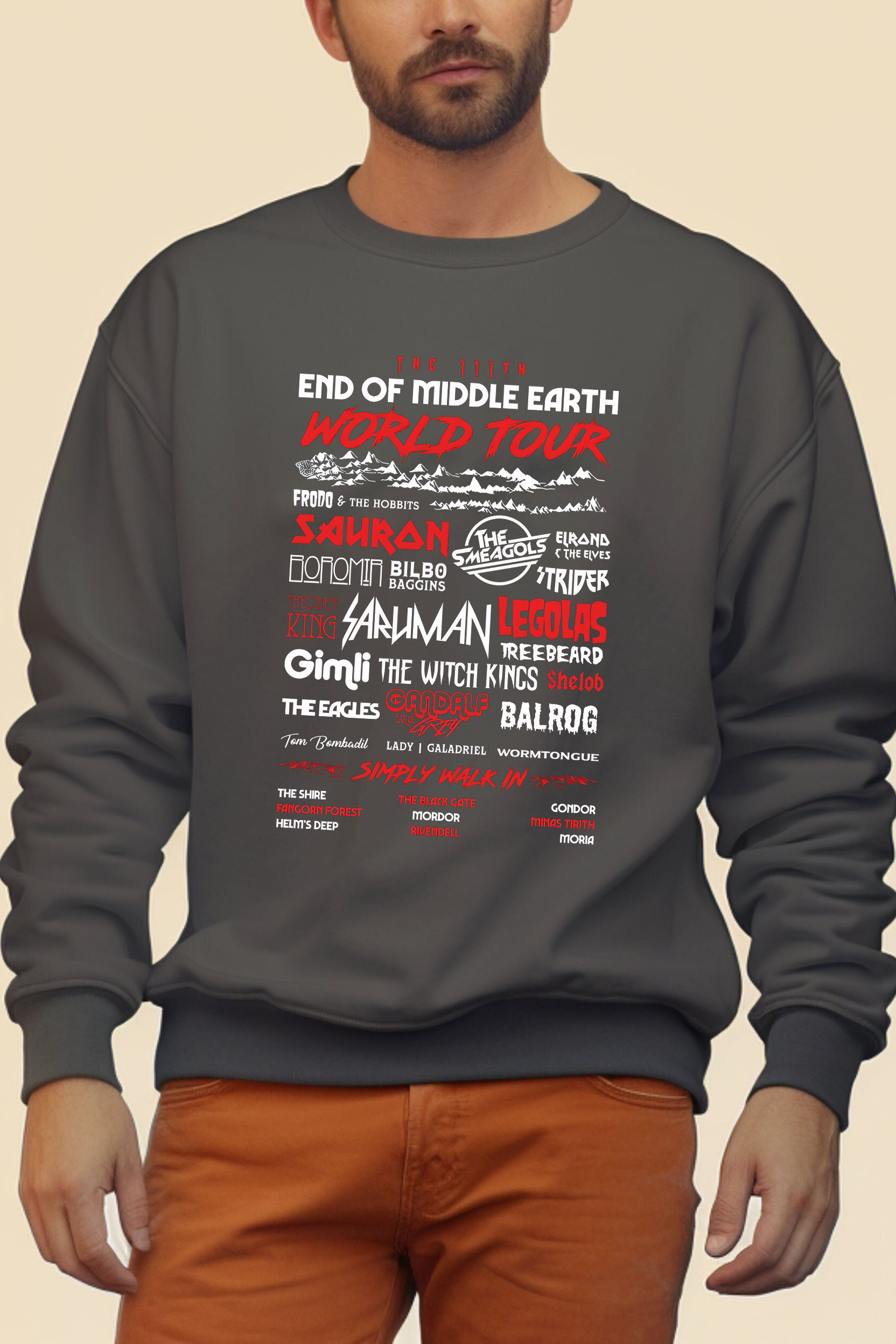 LOTR End of Middle Earth Sweatshirt For Men